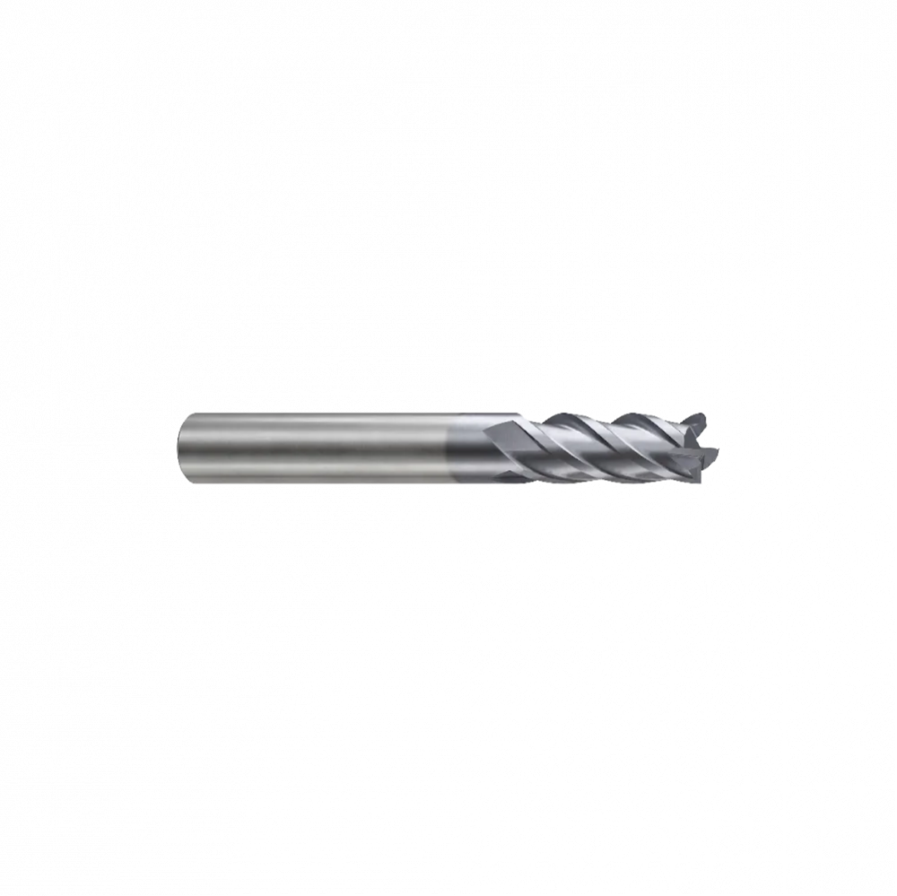 Фреза концевая твердосплавная Alpha-PX c 4-мя зубьями (спираль 35˚), укороченная, 1X4X3X50, New Cent