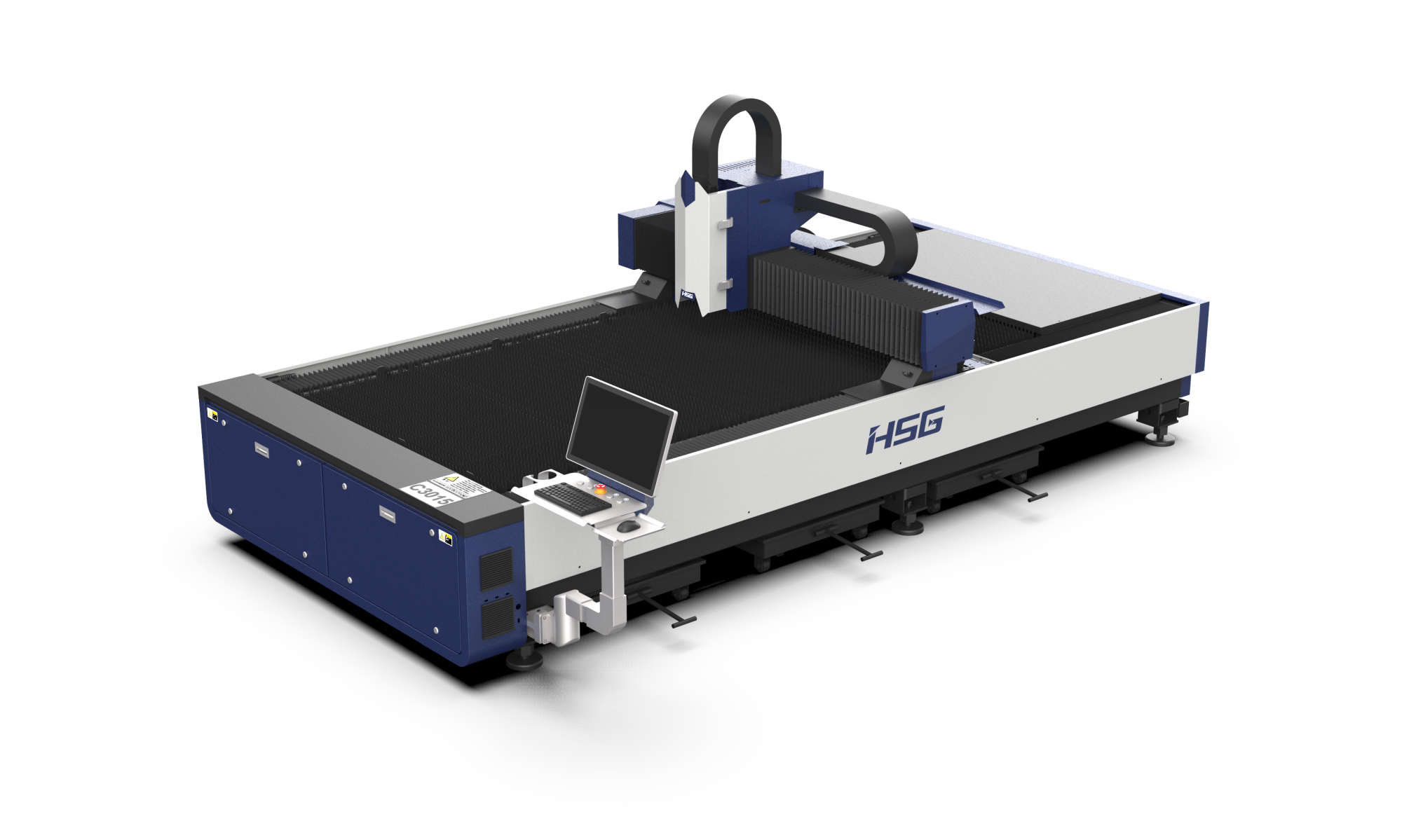Оптоволоконный лазерный станок для резки металла HSG C3015 1500 Вт