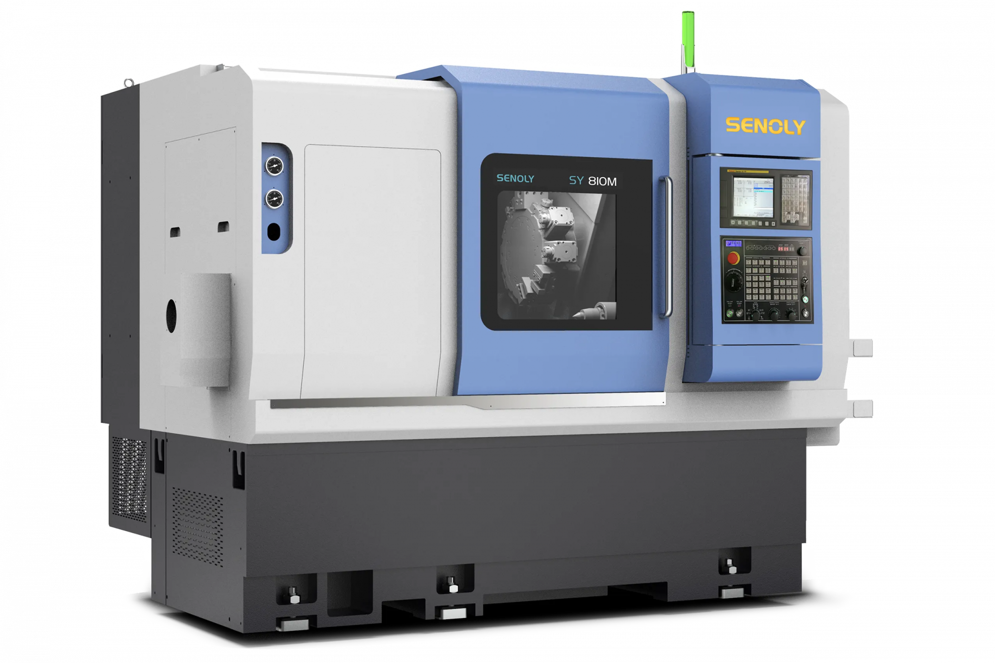 Станок токарный с ЧПУ с наклонной станиной SENOLY SY810M (DD)