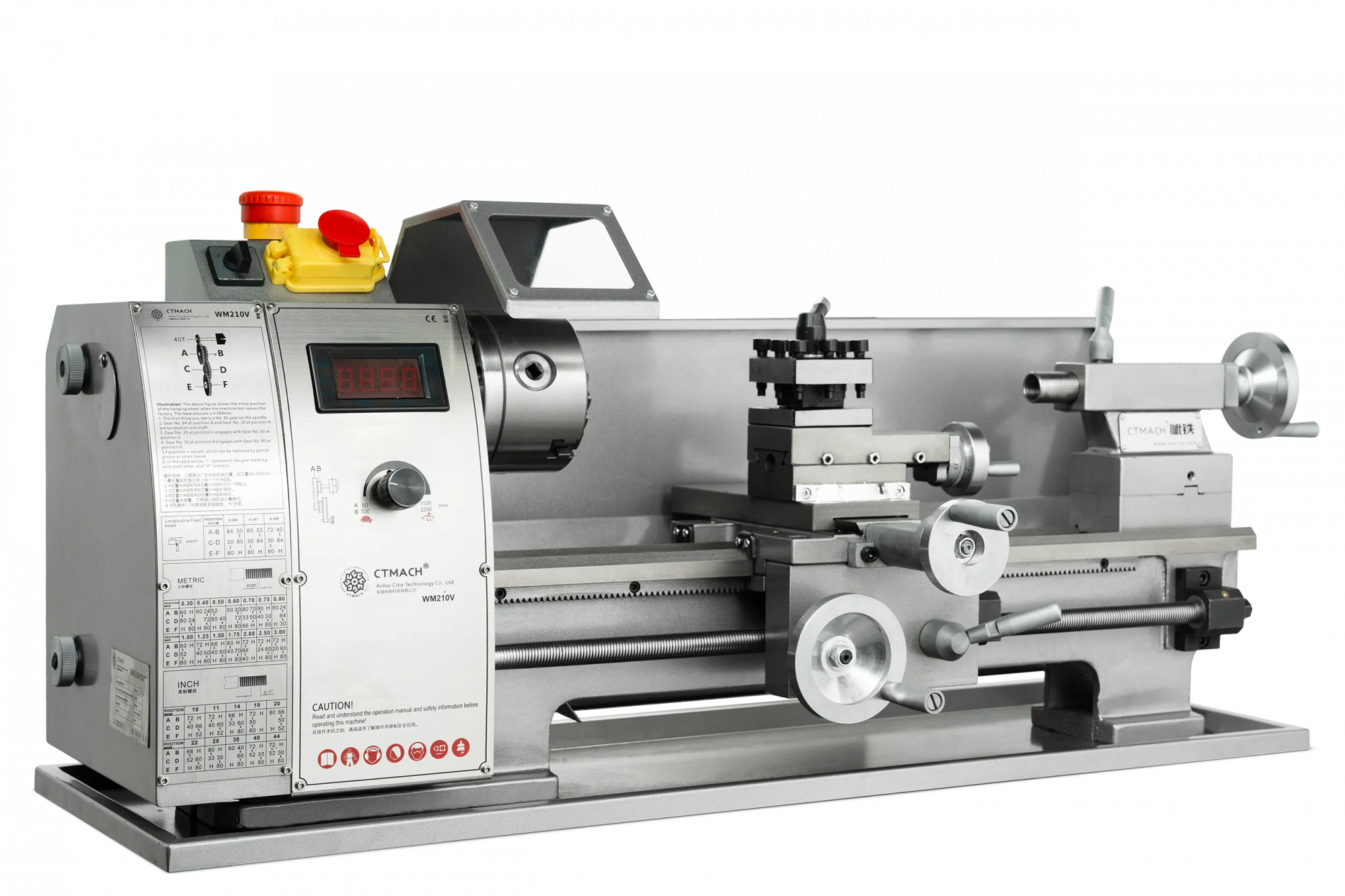 Станок токарный настольный CTMACH WM210v