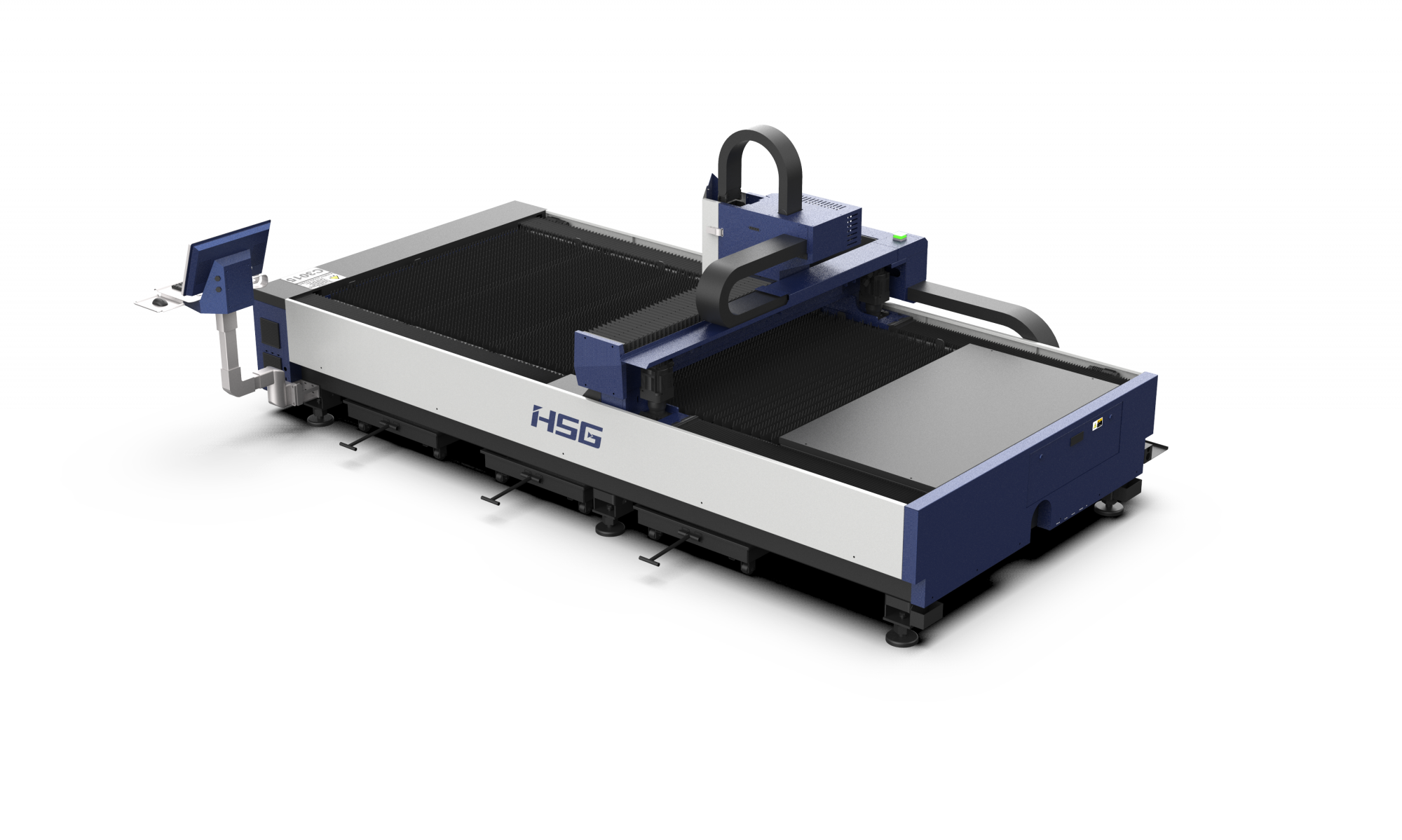Оптоволоконный лазерный станок для резки металла HSG C3015 1500 Вт