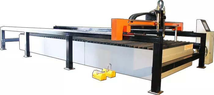 Портальный станок плазменной резки СПР 1500*6000 с вытяжным столом