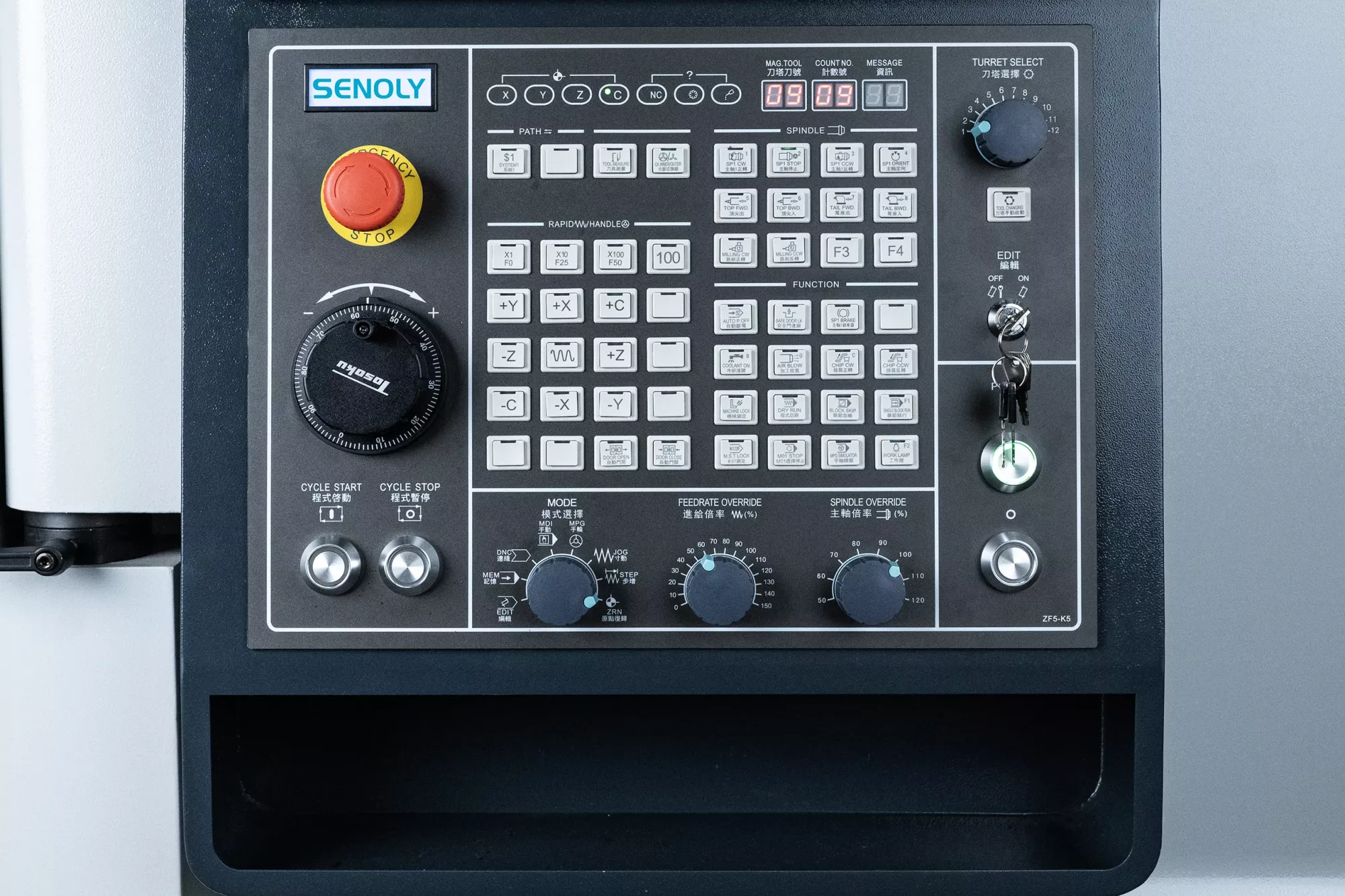 Станок токарный с ЧПУ с наклонной станиной SENOLY SY200MS (DD)