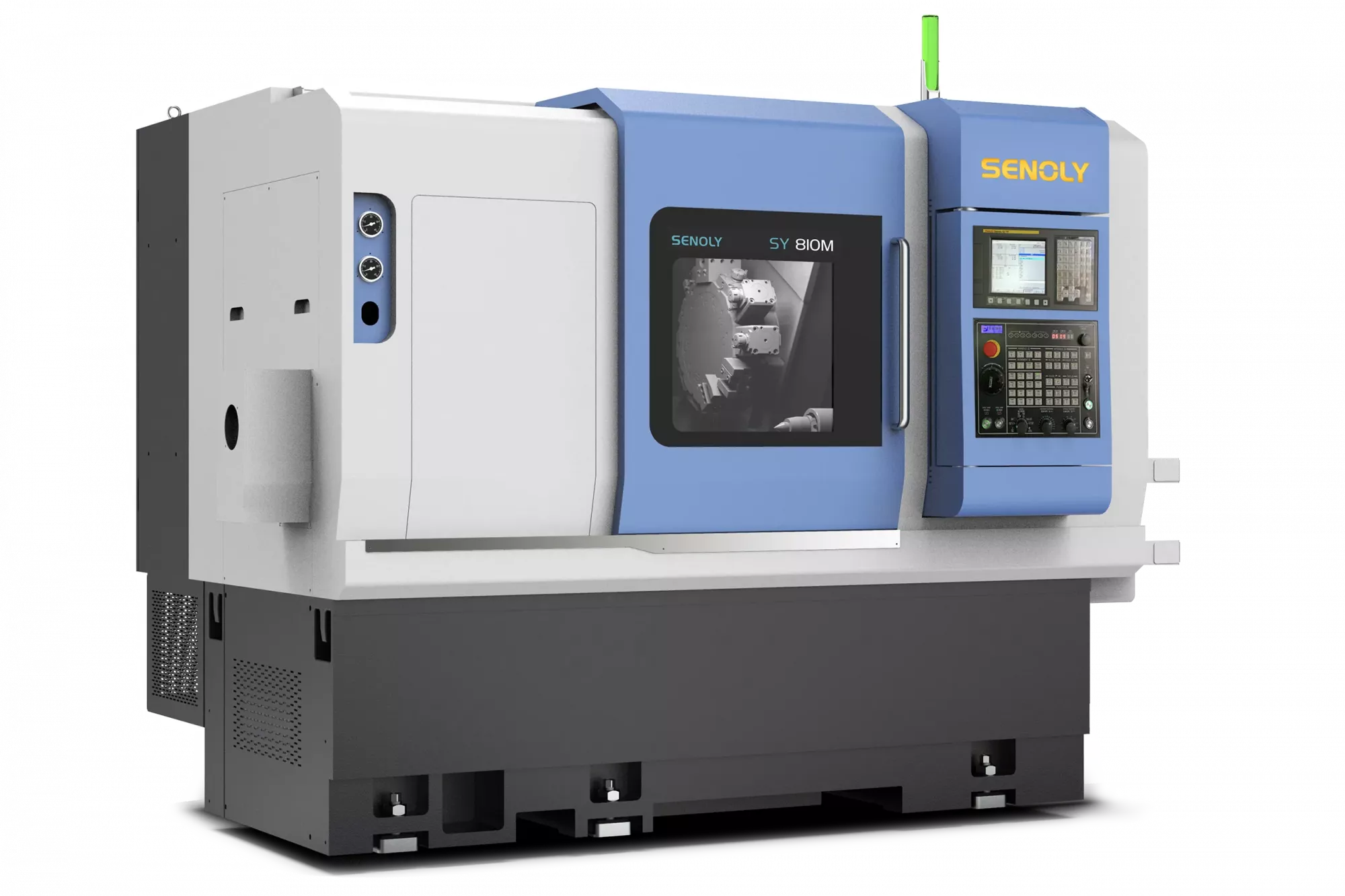 Станок токарный с ЧПУ с наклонной станиной SENOLY SY600MS (DD)
