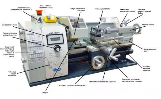 Токарный станок Turner MML 180x300v