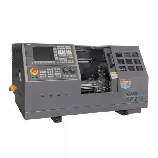 SP210 CNC Токарный станок с ЧПУ с горизонтальной станиной