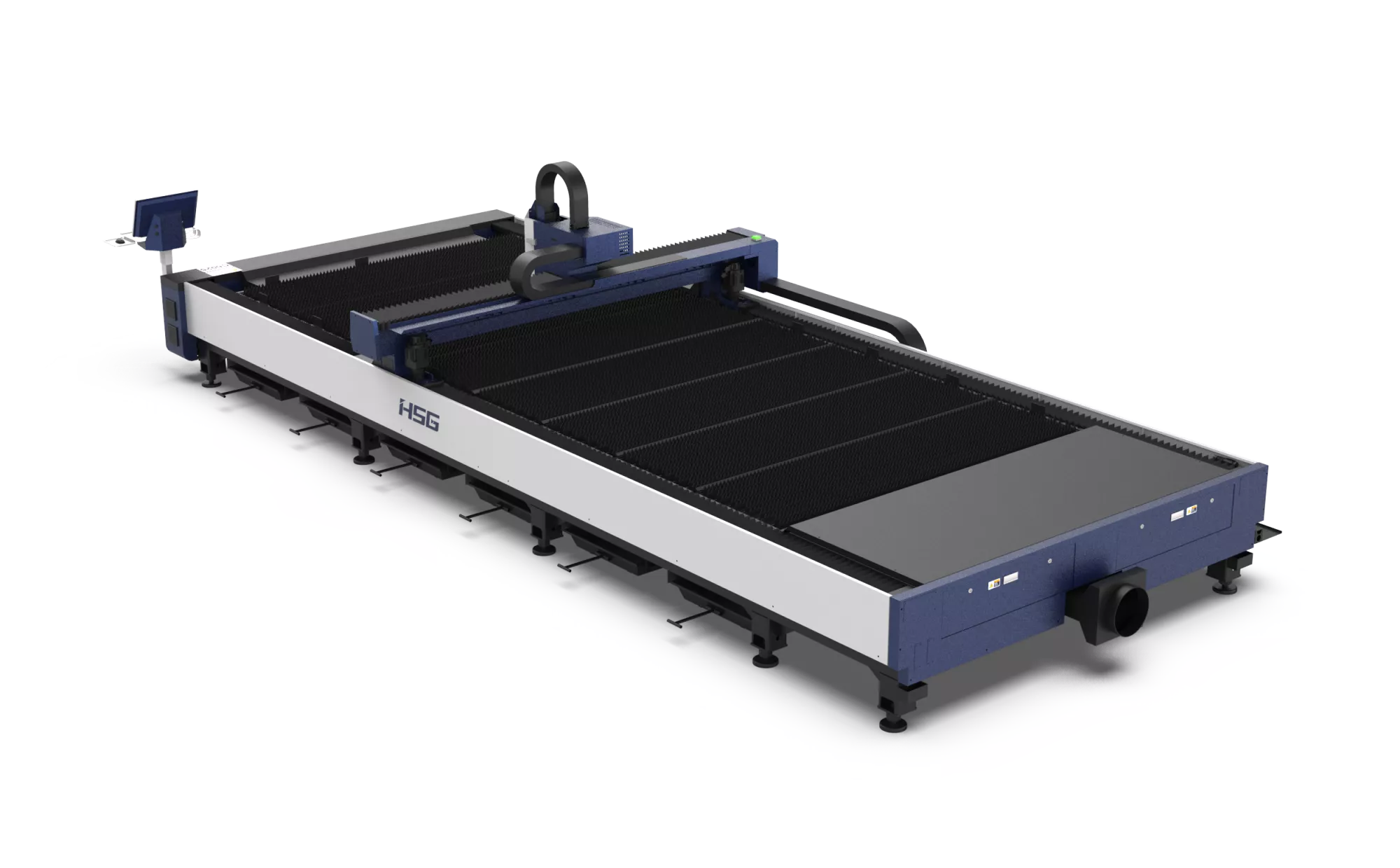 Оптоволоконный лазерный станок для резки металла HSG C6025 1500 Вт