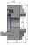 Прецизионные трехкулачковые токарные патроны Optimum CI3C ø 200 мм Camlock D1-6"
