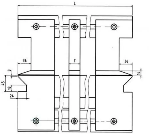 Листогиб сегментный ручной Schechtl UK/S 100
